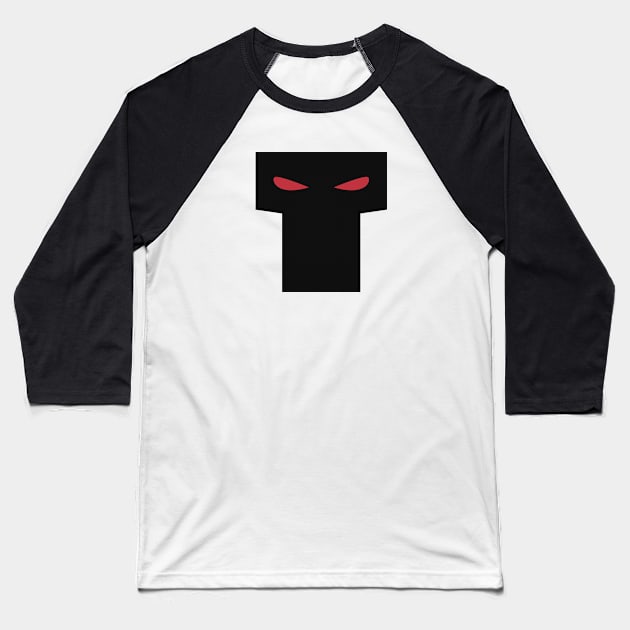 Mr. Terrific Mask Baseball T-Shirt by Minimalist Heroes